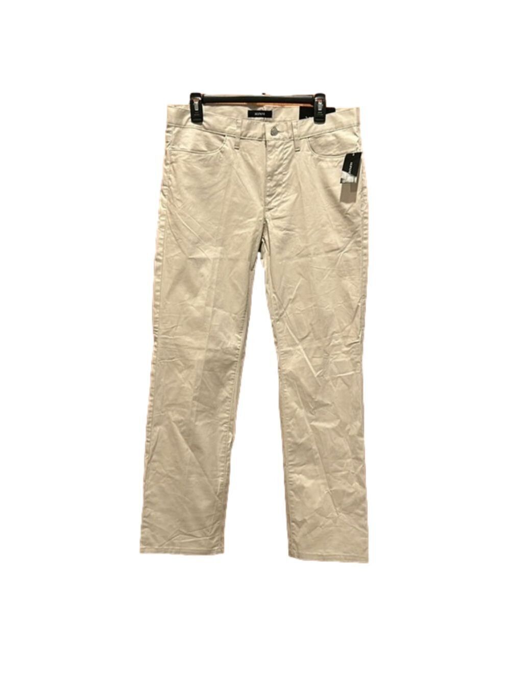 Alfani NWT Stretch Flat Front Chino Pants in Stone Block